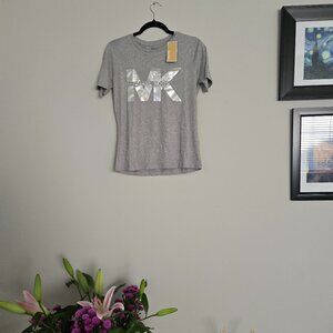 ✨ Michael Kors Metallic Logo T-Shirt – Brand New!